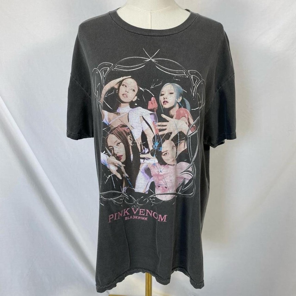 Blackpink Pink Venom grey t-shirt size m/l kpop music